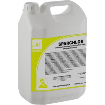 SPARCHLOR - Desinfetante Hospitalar - Base de Hipoclorito de Sódio - 5 litros (1 litro faz até 40 litros)