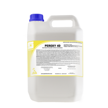 PEROXY 4D - Limpador Desinfetante Multi Uso com Peróxido e Quaternário - 5 Litros (1 litro faz até 100 litros)