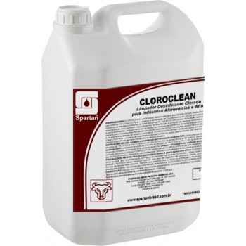 CLOROCLEAN - Limpador Desinfetante Clorado sem espuma (1 litro faz até 100 litros)