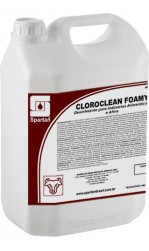 CLOROCLEAN FOAMY - Detergente e Desinfetante Alcalino Clorado (01 litro faz até 50 litros)
