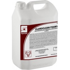 CLOROCLEAN FOAMY - Detergente e Desinfetante Alcalino Clorado (01 litro faz até 50 litros)