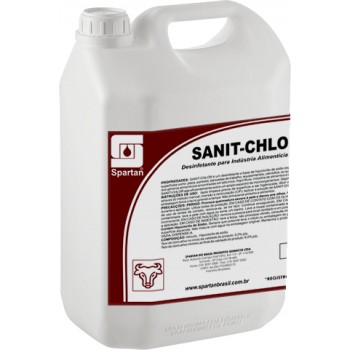 SANIT-CHLOR  Desinfetante para Industrias Alimentícias "Hipoclorito" (1 Litro faz até 400 litros)