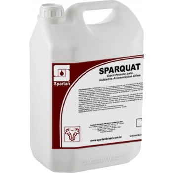 SPARQUAT - Desinfetante para Industrias Alimentícias e Afins Quaternário (1 litro faz até 130 litros)